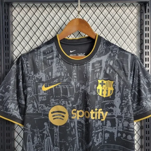 Barcelona 2023/24 Black Gold Special Edition Jersey - Free Shipping ...