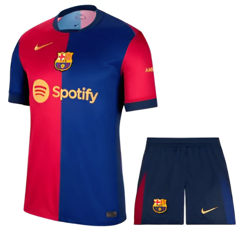 Barcelona 24/25 Kit details with Catalan-inspired design elements